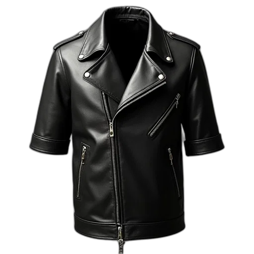 jacket, reighton, leather, made transparent PNG cut-out
