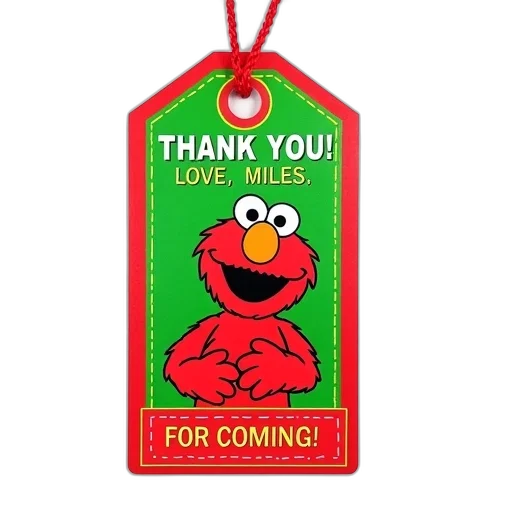 colorful, tag, red, border transparent PNG cut-out
