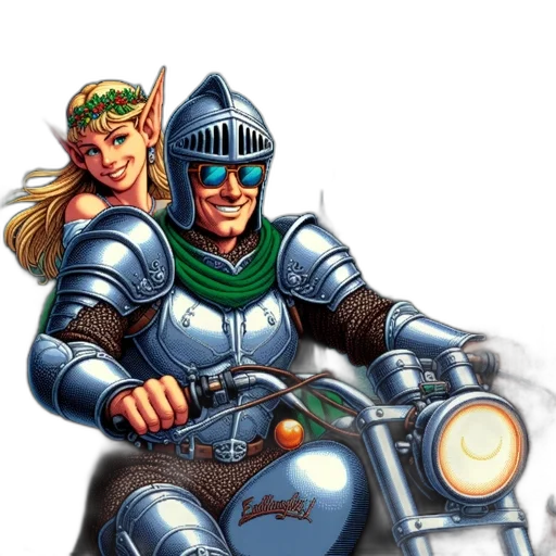 comic book art, concept art, fantasy art, pixel art transparent PNG cut-out