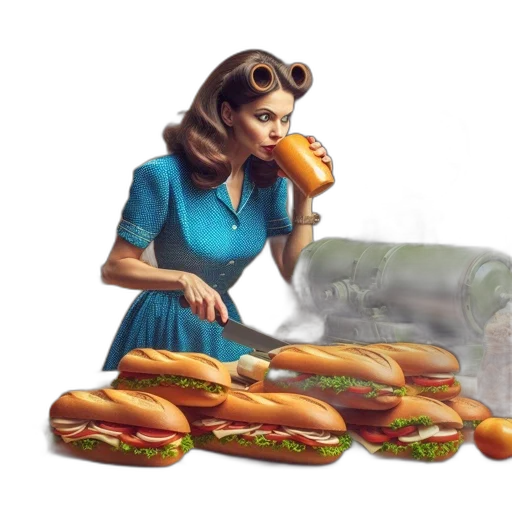 food, dress, concept art, photorealistic transparent PNG cut-out