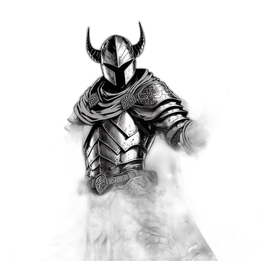 mask, dragon, sword, weapon transparent PNG cut-out