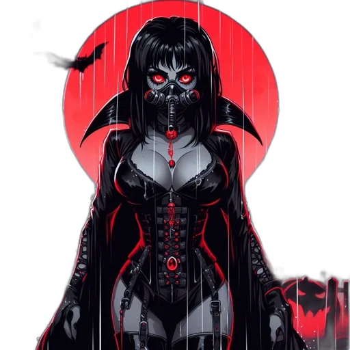 dress, mask, concept art, fantasy art transparent PNG cut-out