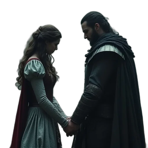 fire, snow, white, huntsman transparent PNG cut-out