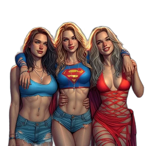 comic book art, concept art, fantasy art, pixel art transparent PNG cut-out