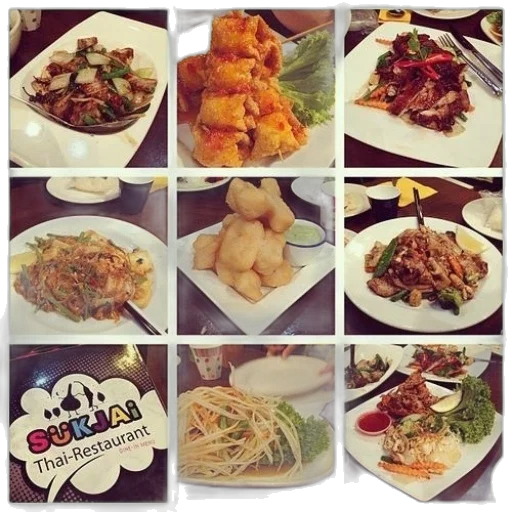 food, collage, thai, sukjai transparent PNG cut-out
