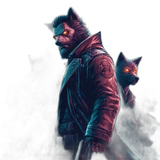 mask, jacket, animal, concept art transparent PNG cut-out