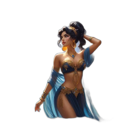 jewelry, dress, fantasy art, concept art transparent PNG cut-out