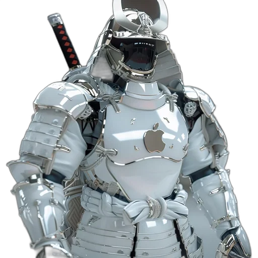 robot, jacket, sword, weapon transparent PNG cut-out