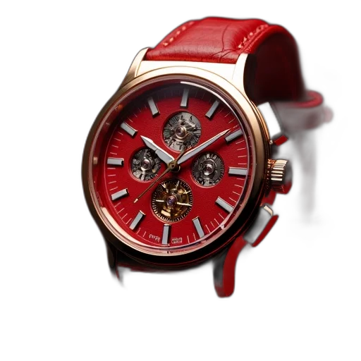 jewelry, photorealistic, 3d render, red transparent PNG cut-out