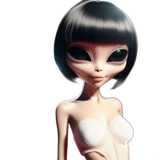 dress, robot, creature, jewelry transparent PNG cut-out