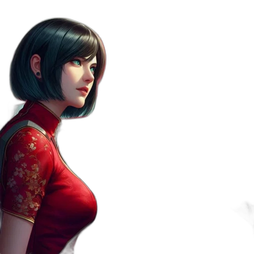 dress, face, robot, concept art transparent PNG cut-out