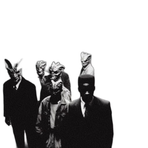 mask, hat, jacket, crown transparent PNG cut-out