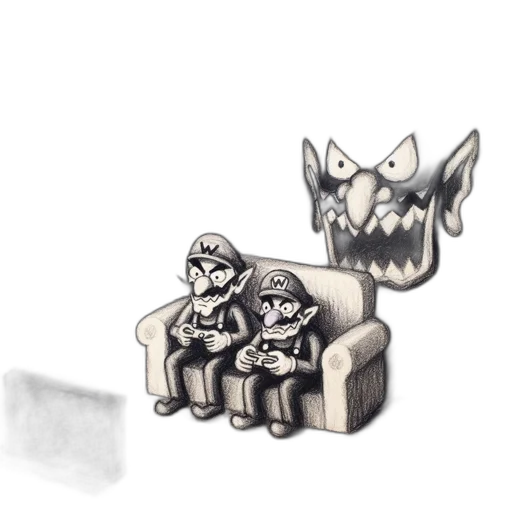furniture, crown, mask, creature transparent PNG cut-out