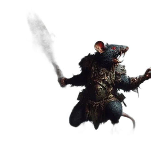 dragon, creature, weapon, staff transparent PNG cut-out