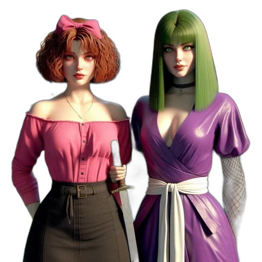 dress, concept art, 3d render, fantasy art transparent PNG cut-out