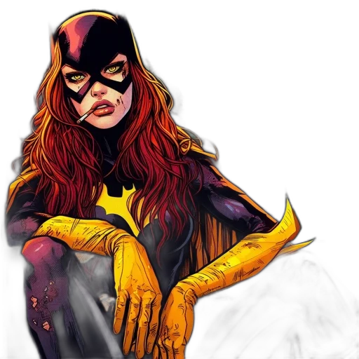 comic book art, concept art, fantasy art, cartoon transparent PNG cut-out