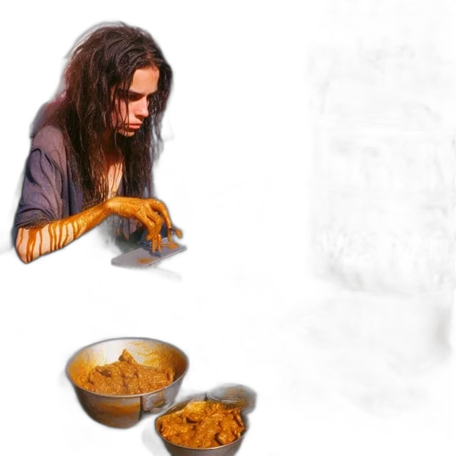 food, jewelry, mask, hair transparent PNG cut-out