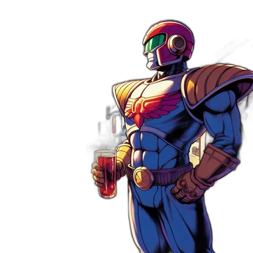 robot, jacket, concept art, comic book art transparent PNG cut-out