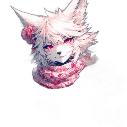 mask, flower, animal, staff transparent PNG cut-out