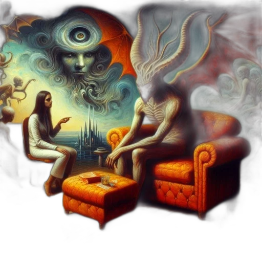 furniture, creature, fantasy art, concept art transparent PNG cut-out
