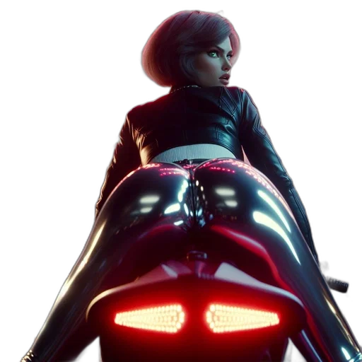 jacket, robot, cyberpunk, concept art transparent PNG cut-out