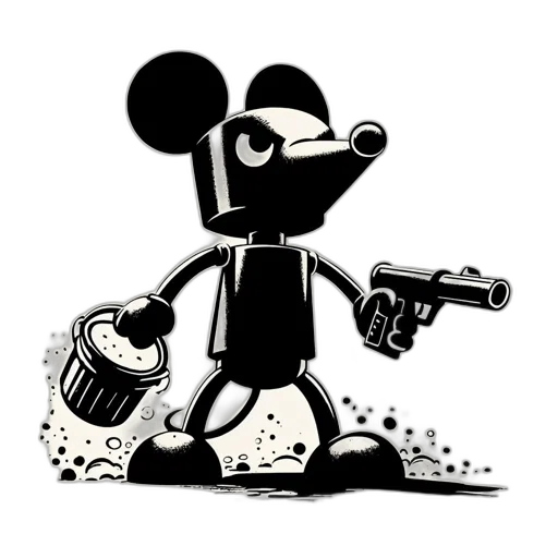 weapon, robot, staff, cartoon transparent PNG cut-out