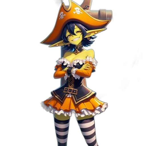 staff, hat, weapon, dress transparent PNG cut-out
