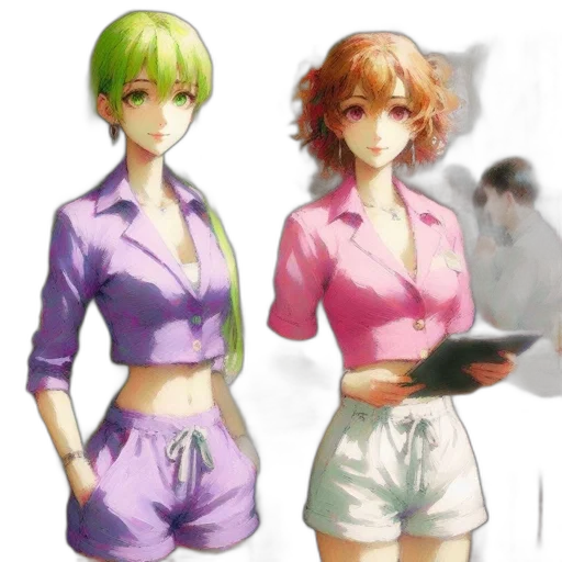 staff, dress, jacket, concept art transparent PNG cut-out