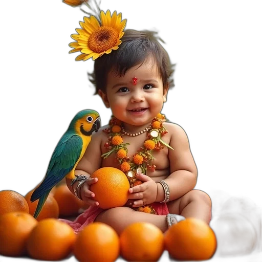 jewelry, flower, animal, photorealistic transparent PNG cut-out