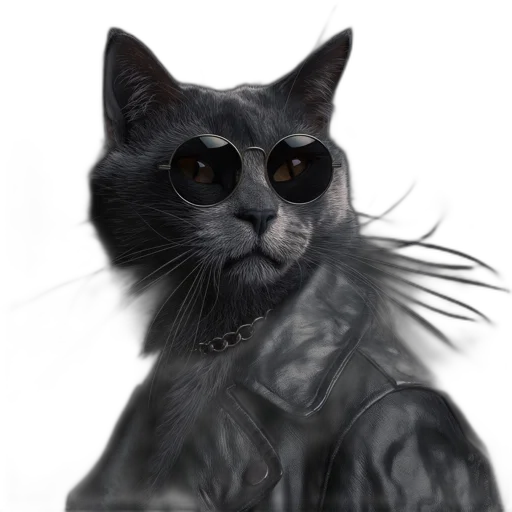 animal, creature, jacket, hair transparent PNG cut-out