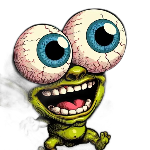 creature, face, mask, staff transparent PNG cut-out