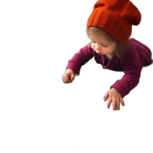 hat, face, creature, jacket transparent PNG cut-out