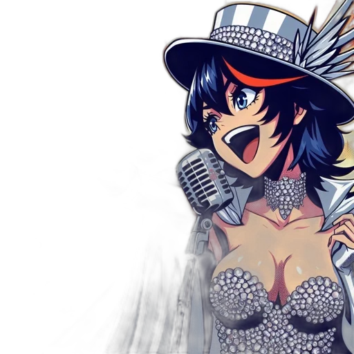 hat, dress, anime, comic book art transparent PNG cut-out