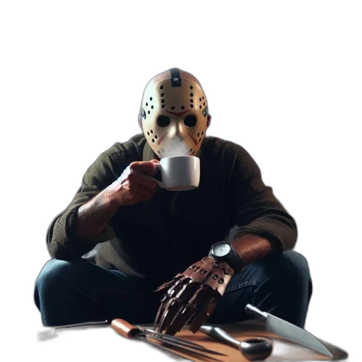 mask, robot, weapon, staff transparent PNG cut-out