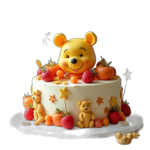 food, 3d render, photorealistic, cake transparent PNG cut-out