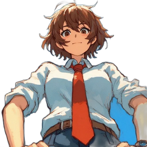 staff, dress, face, creature transparent PNG cut-out