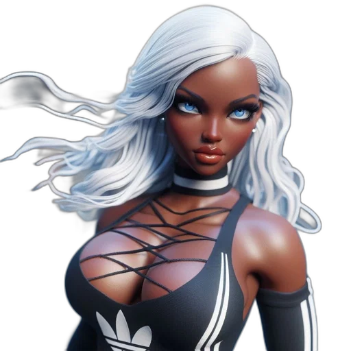 comic book art, fantasy art, concept art, 3d render transparent PNG cut-out
