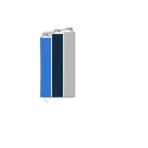 3d render, blue, monochrome, dark transparent PNG cut-out