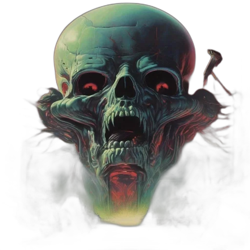 mask, face, creature, staff transparent PNG cut-out