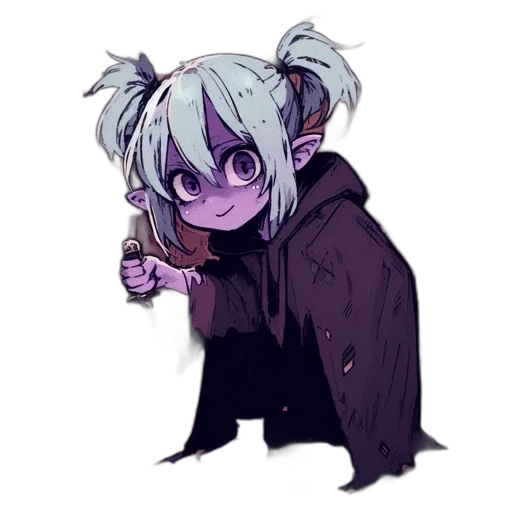 creature, staff, weapon, jacket transparent PNG cut-out