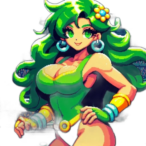pixel art, fantasy art, concept art, anime transparent PNG cut-out