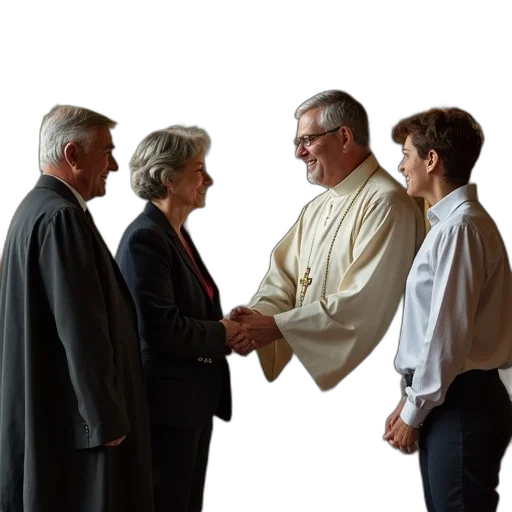 staff, jacket, group, people transparent PNG cut-out