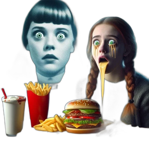 food, face, creature, concept art transparent PNG cut-out