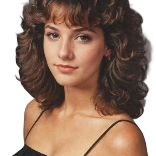 hair, face, jewelry, dress transparent PNG cut-out