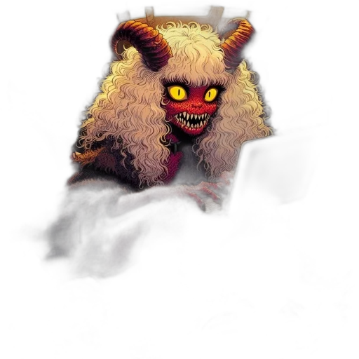 mask, creature, dragon, staff transparent PNG cut-out