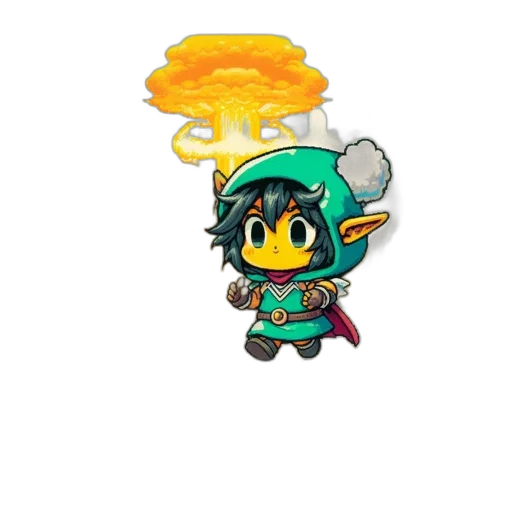 staff, dragon, hat, weapon transparent PNG cut-out