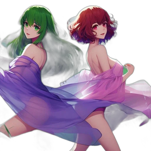 dress, concept art, pixel art, anime transparent PNG cut-out