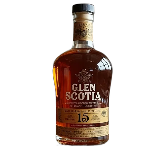 bottle, crown, glen, scotia transparent PNG cut-out