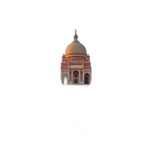 building, hat, staff, umbrella transparent PNG cut-out