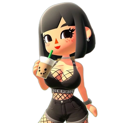 dress, weapon, robot, 3d render transparent PNG cut-out